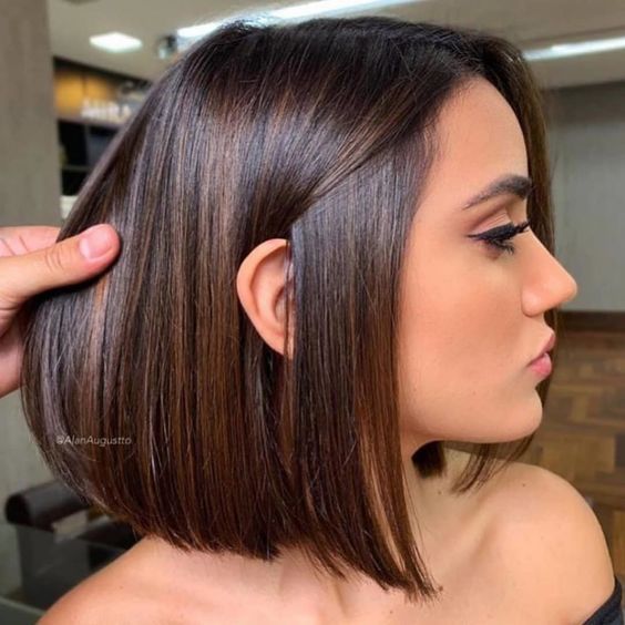 33 مدل رنگ موی قهوه ای تیره "برای هر رنگ پوست" 21 c9940bb8be56b1dfbf868f68956