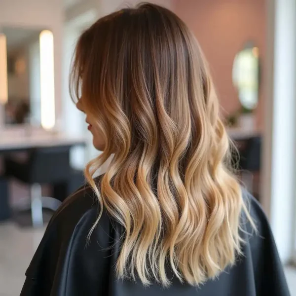 14 مدل جذاب رنگ موی بلوند عسلی (برای داشتن ظاهری گرم و درخشان) 13 Honey Balayage Hair Color e1761730044415