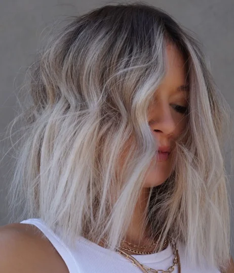 رنگ موی بلوند پلاتینه