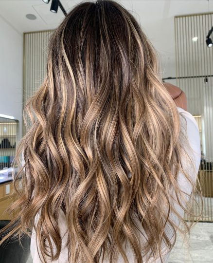 موی مشکی با هایلایت